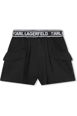 Karl Lagerfeld Shorts con logo en la pretina