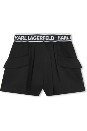 Karl Lagerfeld Shorts con logo en la pretina