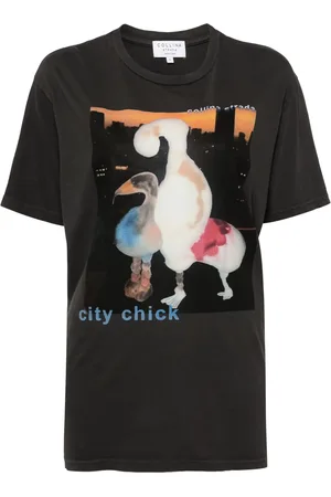 Collina Strada Playera con estampado City Chick