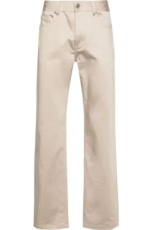 Ami Pantalones rectos con parche del logo