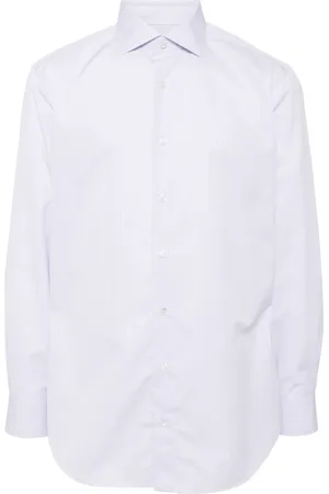 BRIONI Camisa a rayas diplomáticas