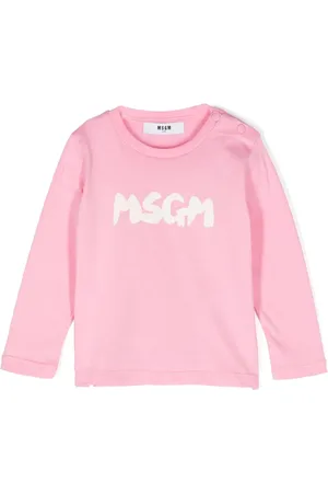 Msgm Playera con logo estampado