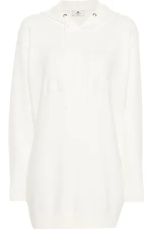 Elisabetta Franchi Vestido estilo sudadera con capucha