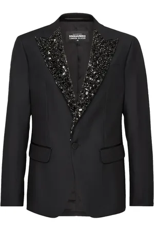 Dsquared2 Blazer con botones y solapas de lentejuelas