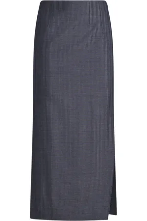 Etro Falda lápiz con rayas en jacquard