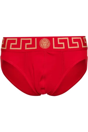 VERSACE Calzones Greca Border