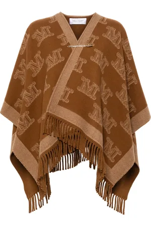 Max Mara Poncho con monograma