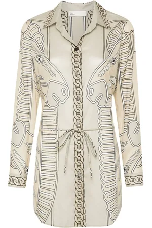 Tory Burch Camisa con cuello cubano