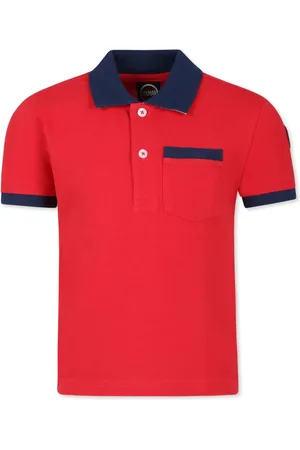Colmar Playera tipo polo con parche del logo
