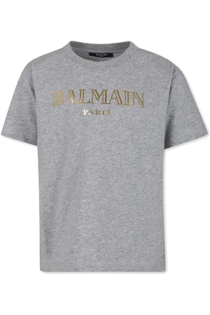 Balmain Playera con logo estampado