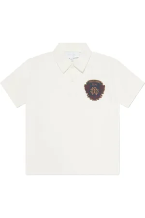 Roberto Cavalli Playera tipo polo con aplique del logo