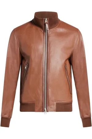 Tom Ford Chamarra bomber con bordes de canalé