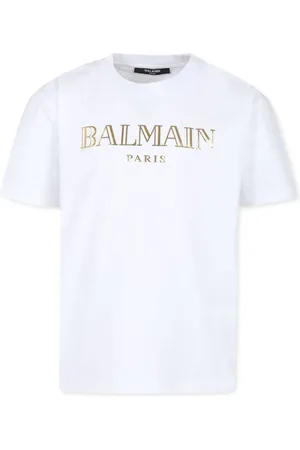 Balmain Playera con logo estampado