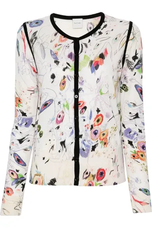 Paul Smith Cárdigan con boceto estampado