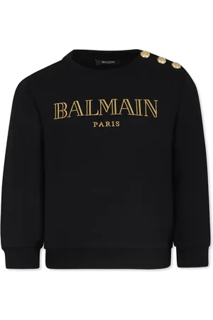 Balmain Sudadera con logo bordado