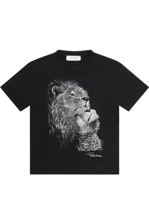 Roberto Cavalli Playera con león estampado