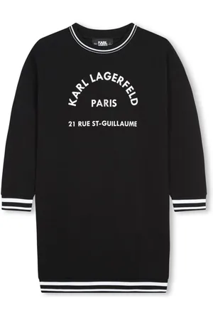 Karl Lagerfeld Vestido con logo estampado