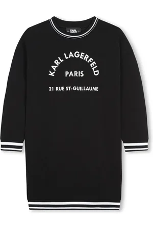 Karl Lagerfeld Vestido con logo estampado