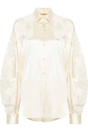 ERMANNO SCERVINO Camisa con aplique floral
