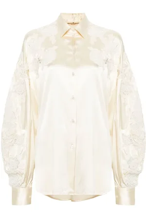 ERMANNO SCERVINO Camisa con aplique floral