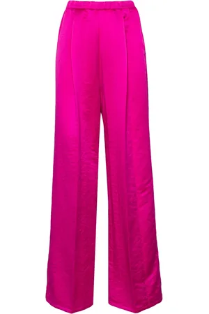 FORTE FORTE Pantalones anchos con efecto satinado