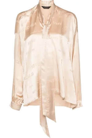 Balenciaga Blusa de seda Bal Paris
