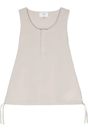 Ami Camiseta con cordones en dobladillo