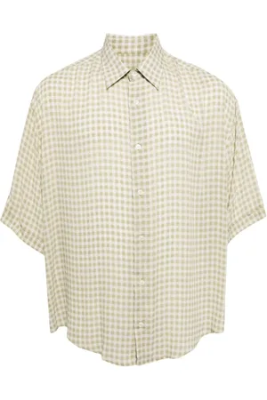 Ami Camisa con motivo de cuadros gingham