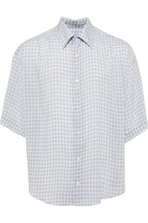 Ami Camisa con motivo de cuadros gingham