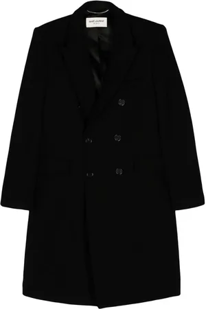 Saint Laurent Abrigo con doble botonadura