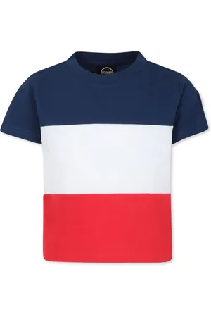 Colmar Playera con motivo de rayas y parche del logo