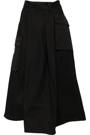YOHJI YAMAMOTO Falda cargo asimétrica