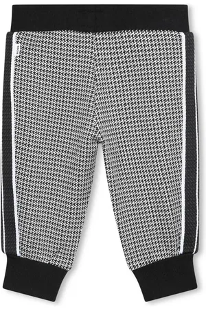 HUGO BOSS Pants con motivo pied de poule