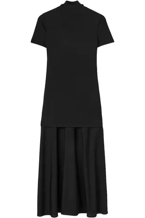 Jil Sander Vestido midi con diseño a capas