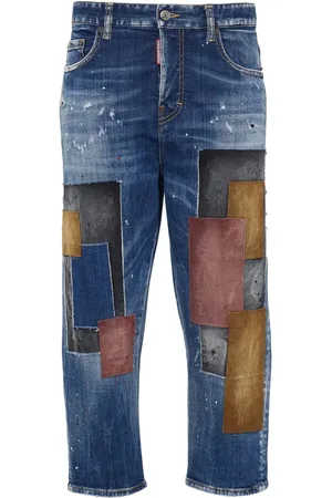 Dsquared2 Jeans rectos con detalle de parche