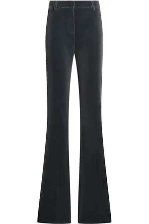 Etro Pantalones de terciopelo acampanados