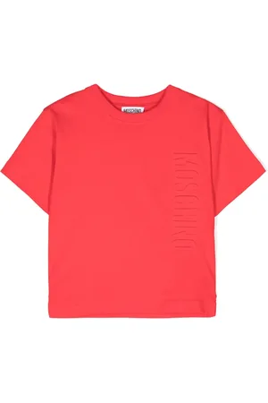Moschino Playera con logo en relieve
