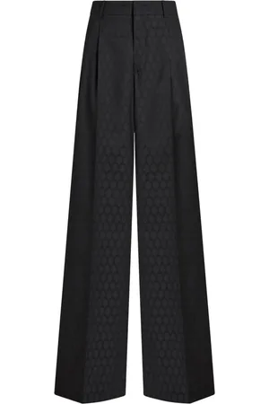 Etro Pantalones con motivo en jacquard