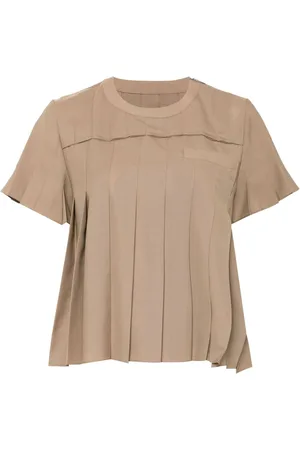 SACAI Blusa plisada