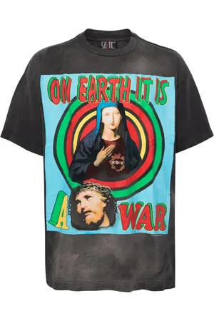 SAINT MXXXXXX Playera con estampado gráfico