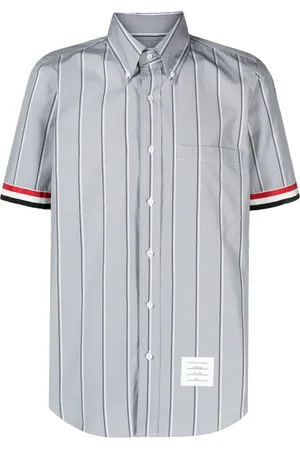 Thom Browne Camisa con rayas estampadas