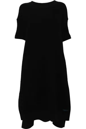 YOHJI YAMAMOTO Vestido midi con abertura lateral