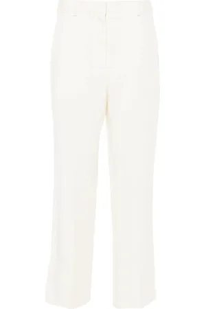 Totême Pantalones capri con diseño recto