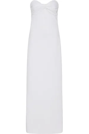 ROSETTA GETTY Vestido largo con diseño strapless