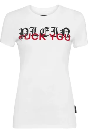 Philipp Plein Playera con letras