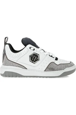 Philipp Plein Tenis bajos Hexagon Crystal