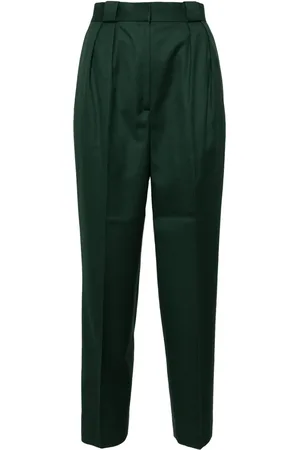 Dior Pantalones con tiro alto y pinzas