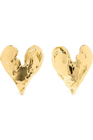 Vann Jewelry Aretes con motivo de corazón