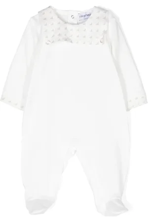 Emporio Armani Set de mameluco con logo estampado
