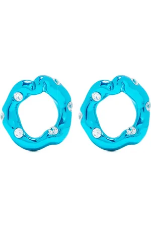 Vann Jewelry Aretes Irregular Circle